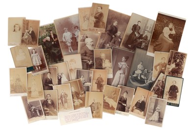 Lot 654 - A Selection of Cartes de Visite and Cabinet Photographs