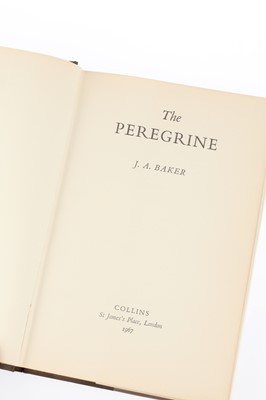 Lot 422 - Baker, J. A. The Peregrine.