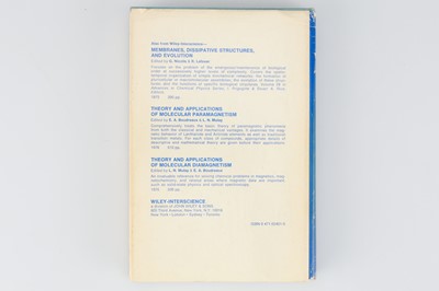 Lot 430 - G. Nicolis & I. Prigogine. Self-Organization in Nonequilibrium Systems. From Dissipative Structures to Order through Fluctuations