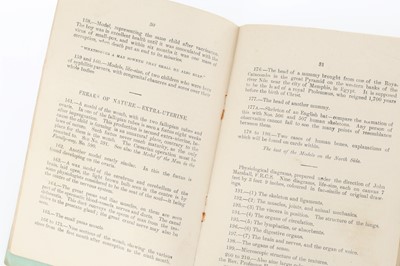 Lot 435 - [Woodhead, Joseph]. Catalogue or Guide to the Liverpool Museum of Anatomy