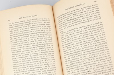 Lot 726 - Peckham, George W. & Elizabeth G. On the Instincts and Habits of the Solitary Wasps