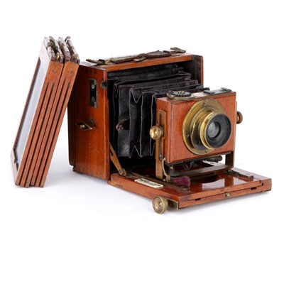 Lot 240 - A S. J. Levi 'The Minia' Quarter Plate Tropical Camera