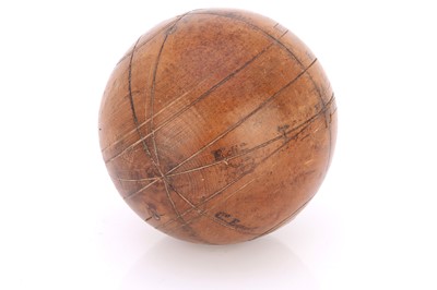 Lot 77 - An Early Boxwood Teaching Globe