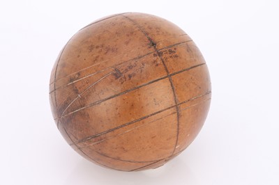 Lot 69 - An Early Boxwood Teaching Globe