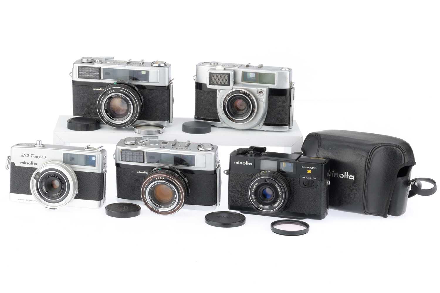 Lot 85 - A Group of Minolta Cameras,