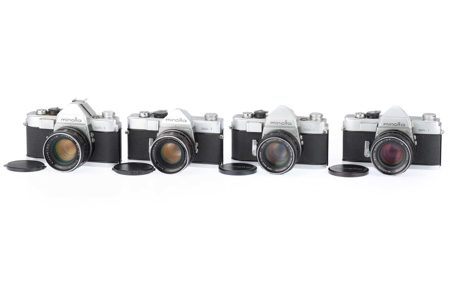 Lot 98 - A Group of Minolta SR-1 SLR Cameras