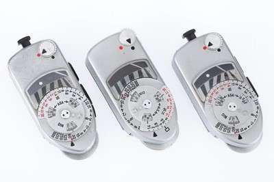 Lot 53 - A Group of Leitz Leica Meter Exposure Meters