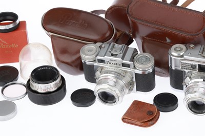 Lot 185 - A Group of Paxette Super Cameras