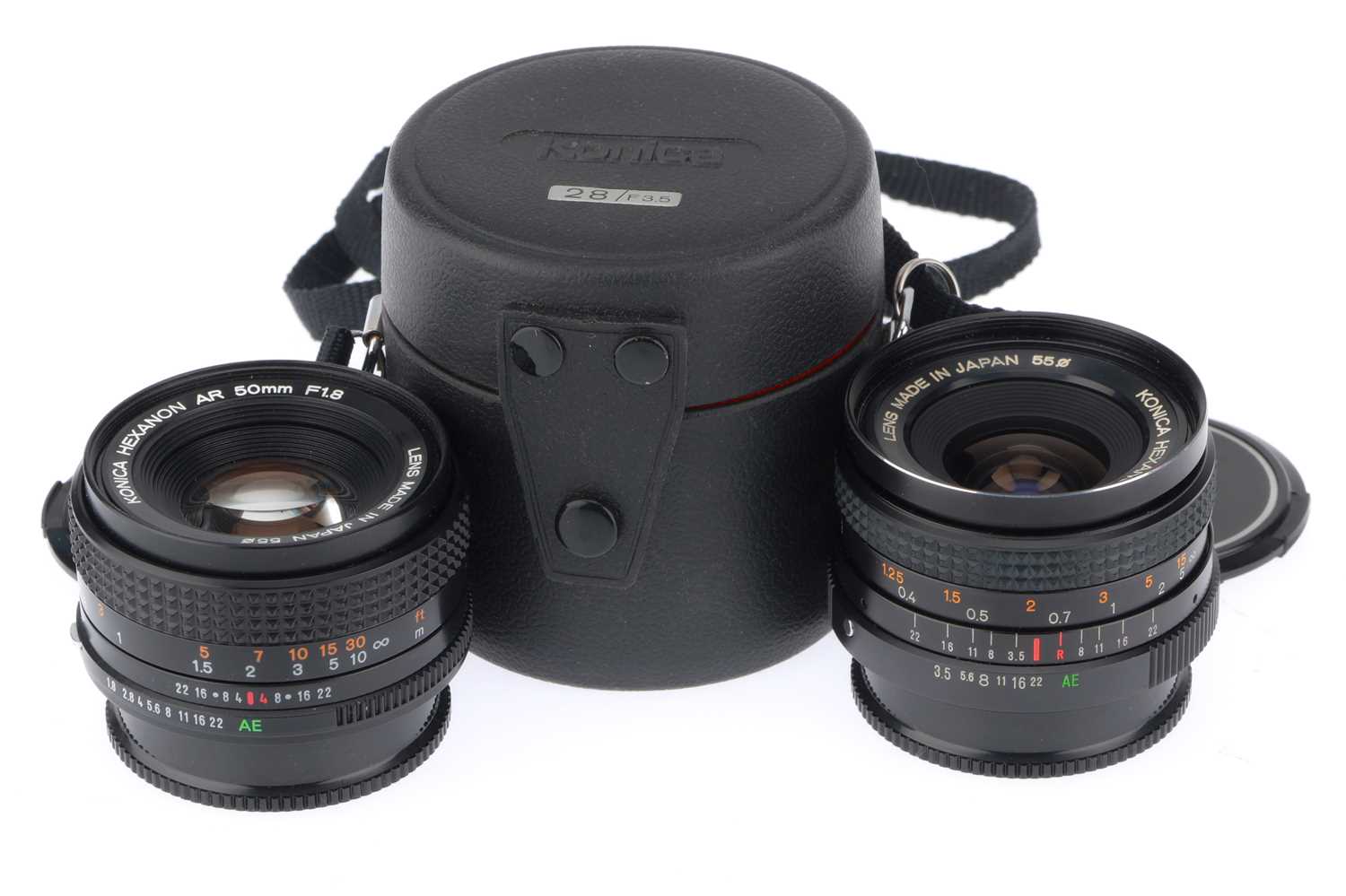 Lot 369 - A Pair of Konica Hexanon Lenses