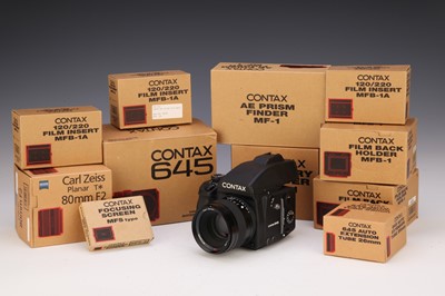 Lot 426A - A Contax 645 AF Camera Outfit