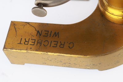 Lot 493 - 2 Brass Microscopes by Reichers