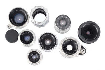 Lot 302 - A Selection of Camera Lenses