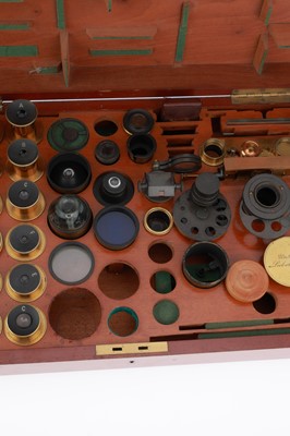 Lot 633 - A Large Victorian Microscope Accessory Set, Ross, London