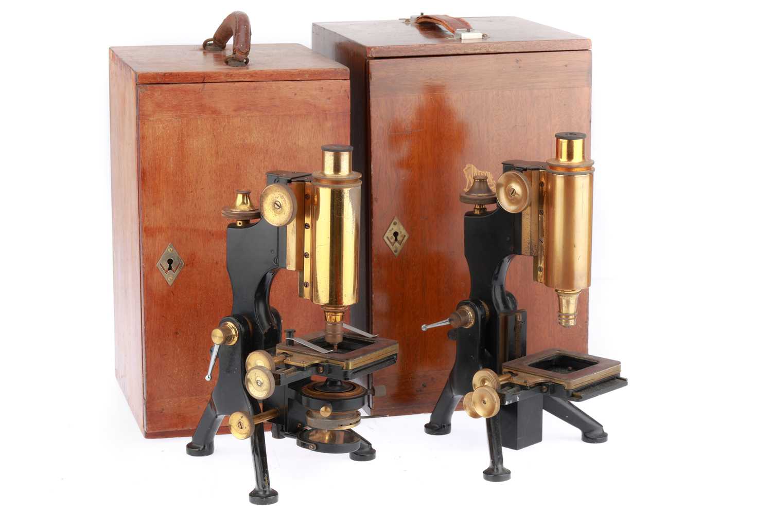 Lot 601 - 2 Watson Edinburgh Microscopes, Watson