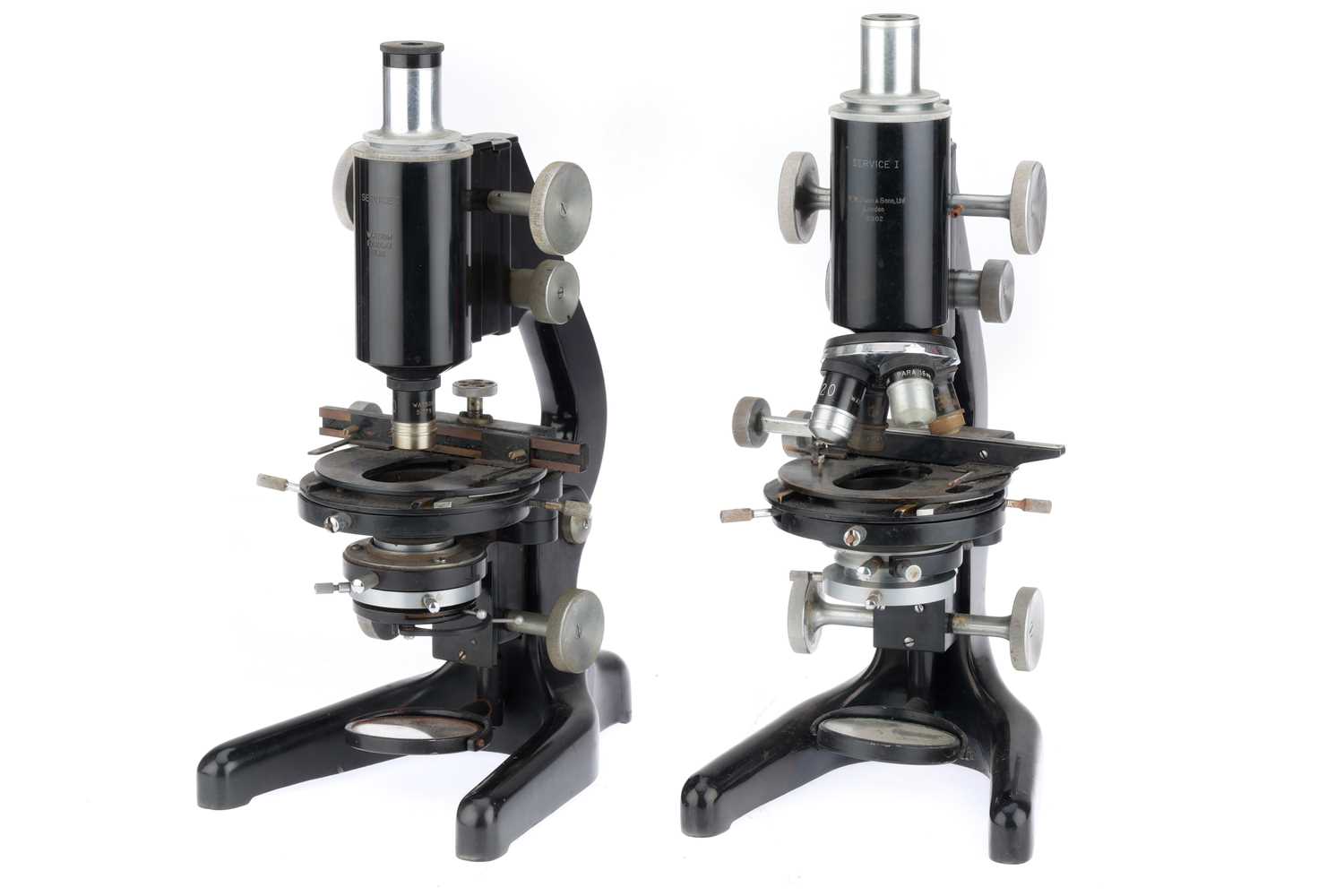Lot 604 - 2 Watson Service Microscopes,