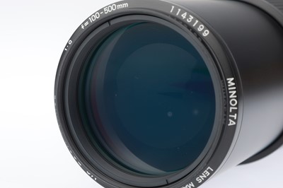 Lot 291 - A Minolta MC Zoom Rokkor f/8 100-500mm Lens