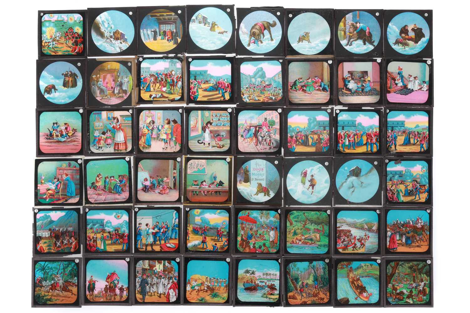 Lot 502 - Collection of Magic Lantern Slides