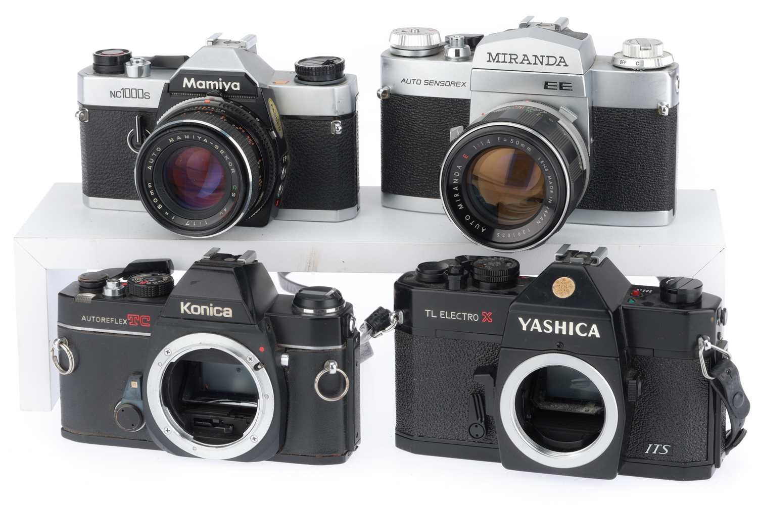 Lot 131 - A Selection of 35mm SLR Cameras