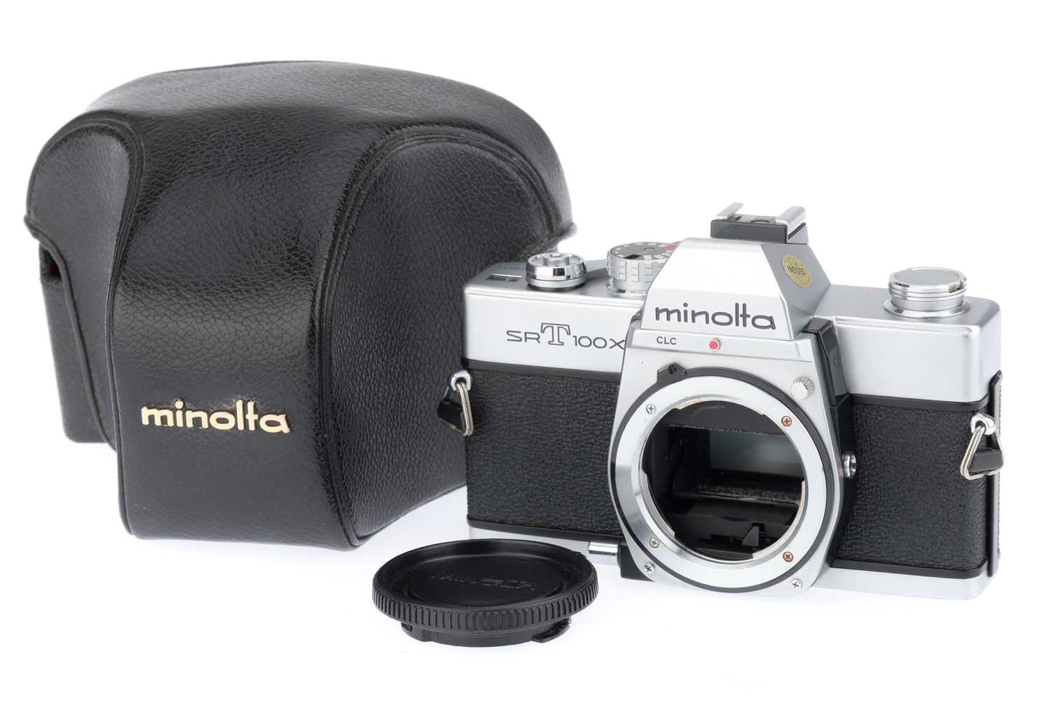 Lot 36 - A Minolta SRT-100X 35mm SLR Camera Body,