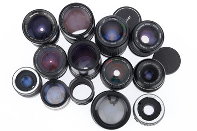 Lot 299 - A Selection of 35mm Camera Lenses