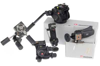 Lot 426 - A Mixed Selection of Manfrotto Tripod Heads & Camera Support
