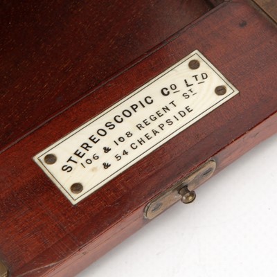 Lot 254 - A London Stereoscopic Co. Half Plate Mahogany Field Camera