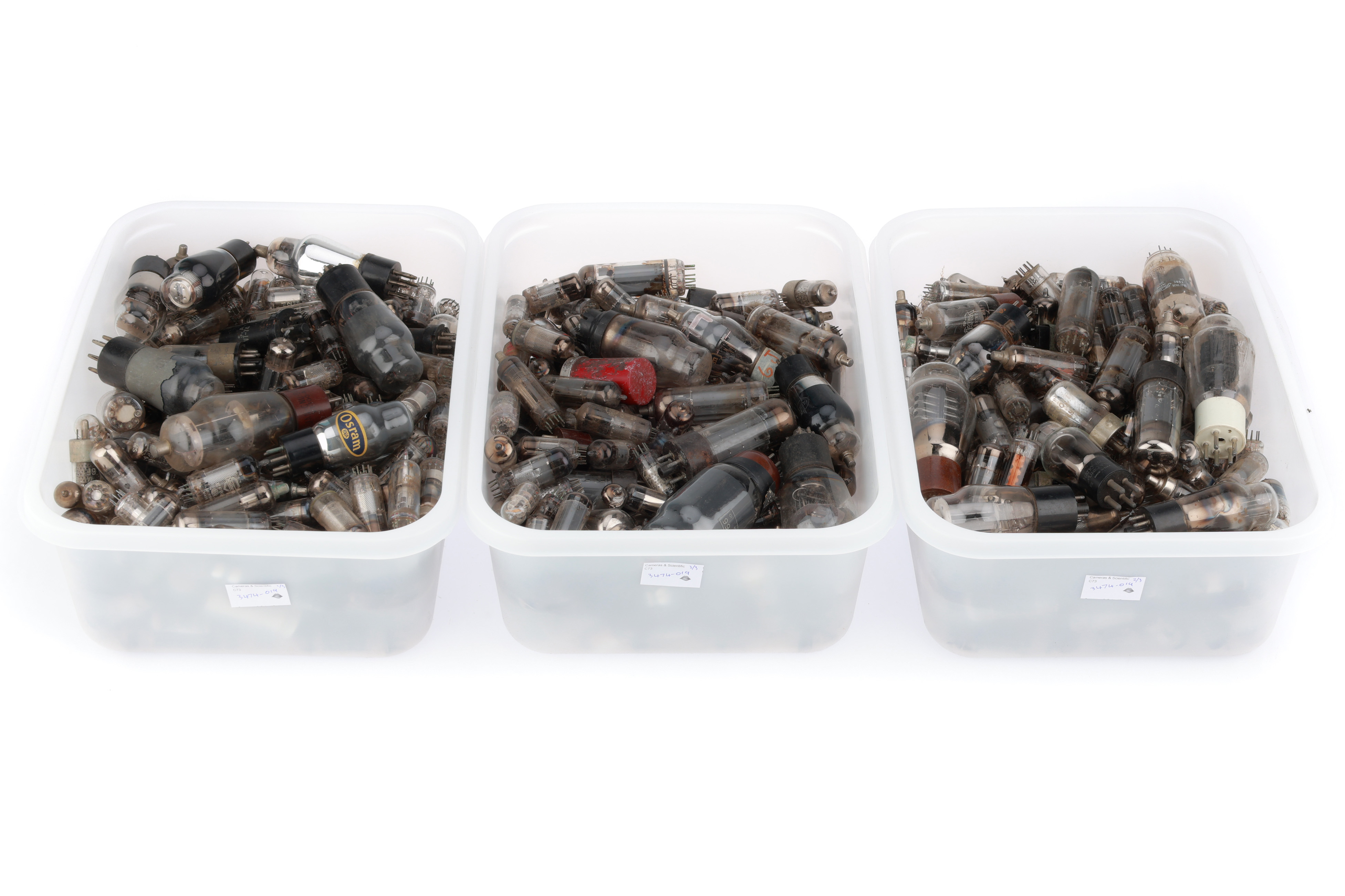 Lot 512 - Large Collection of Radio Valves 19,