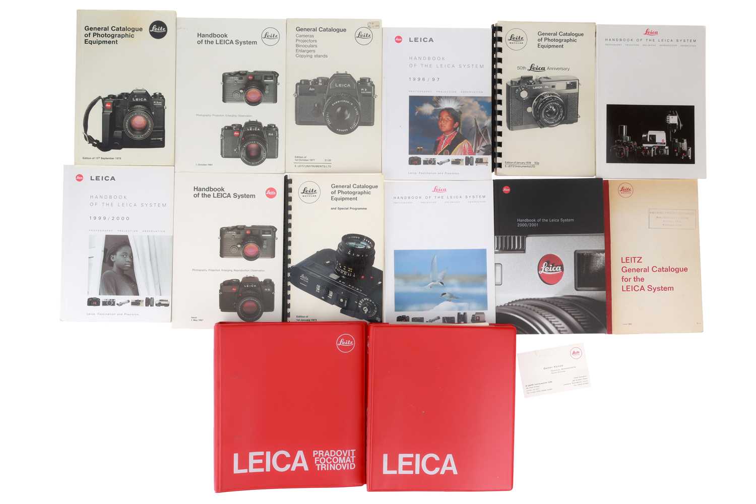 Lot 9 - A Selection of Leica Technical Documentation,
