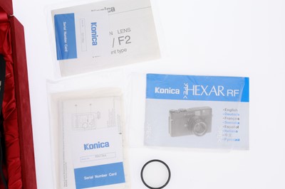 Lot 3 - A Konica Hexar RF 35mm Rangefinder Camera