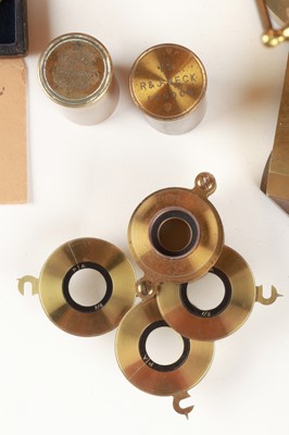 Lot 321 - A Large & Fine English Polarising Microscope, R & J Beck