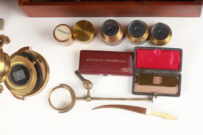 Lot 321 - A Large & Fine English Polarising Microscope, R & J Beck