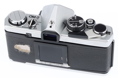 Lot 131 - An Olympus OM-2 MD 35mm SLR Camera Body