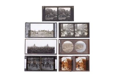 Lot 141 - Collection of 7 Glass Diapositive Stereo Images, Great Britain