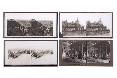 Lot 142 - Collection of 8 Stereo Glass Diaposotives, Spain