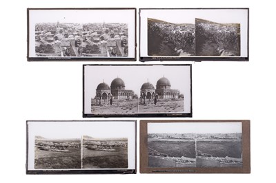 Lot 145 - Collection of 5 Stereo Glass Diaposotives, 