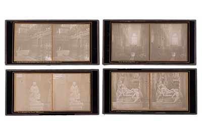 Lot 147 - Collection of 6 Stereo Glass Diaposotives, Westminster Abbey