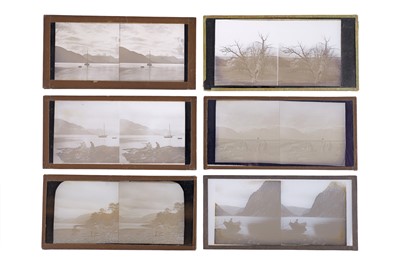 Lot 136 - Collection of 30 Stereo Glass Diaposotives, Scotland