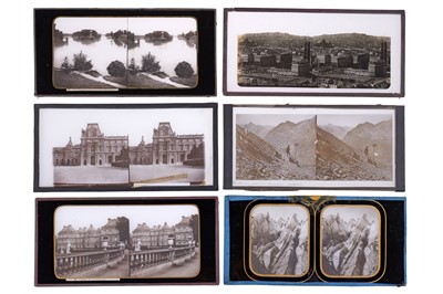 Lot 132 - Collection of 25 Stereo Glass Diaposotives, France