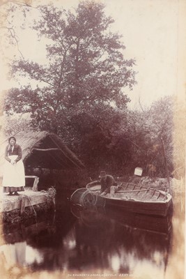 Lot 49 - James Valentine, Fishing on Ranworth Broad