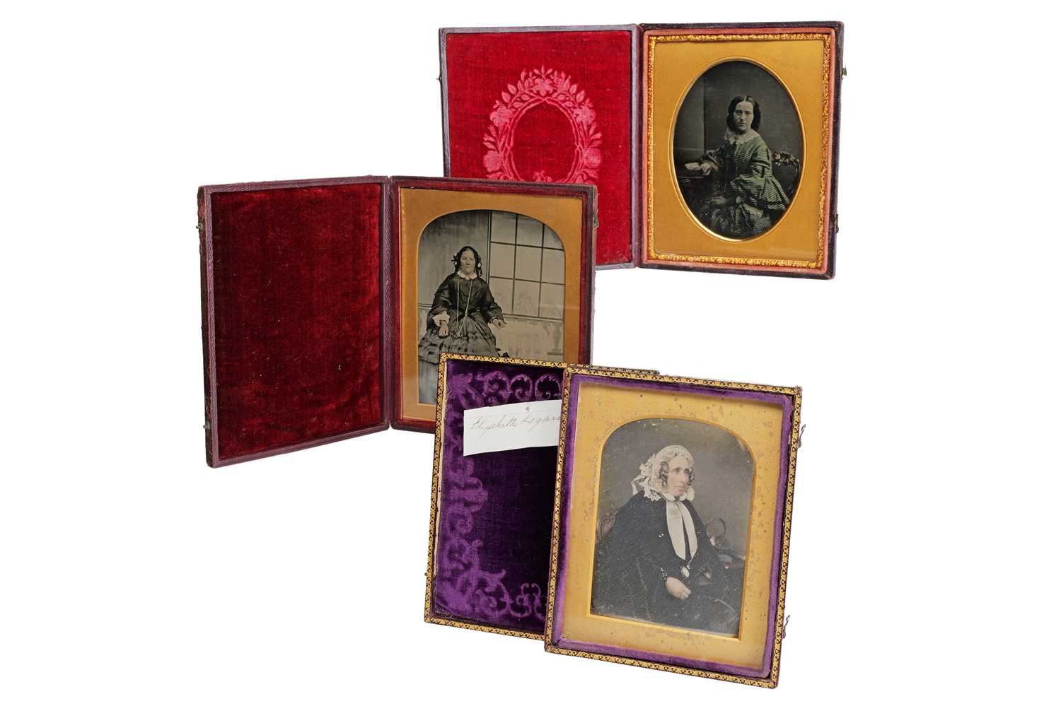 Lot 34 - Ambrotype of Named Lady c1840s