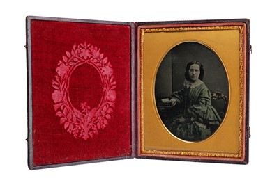 Lot 34 - Ambrotype of Named Lady c1840s