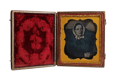 Lot 9 - Daguerreotype Woman in Unusual Pose