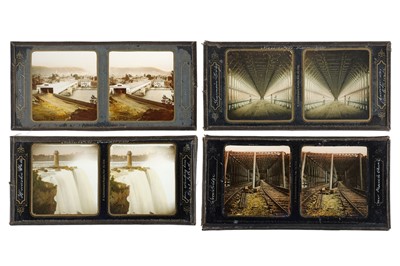Lot 113 - F.Langenheim Glass Stereo Diapositives