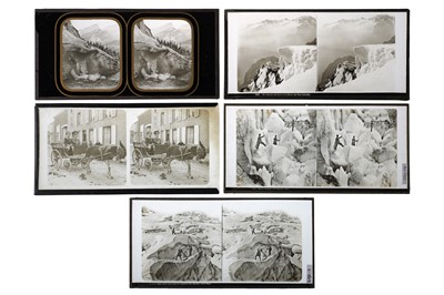 Lot 118 - Glass Stereoviews Alpine Scenes