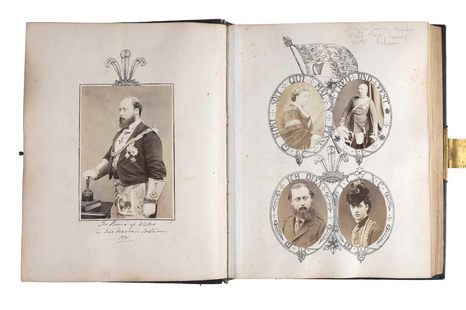 Lot 73 - Album Simpson Family of Whitby with CDVs