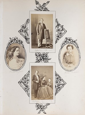 Lot 73 - Album Simpson Family of Whitby with CDVs