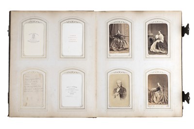 Lot 74 - CDV Album incl. Silvy, Mayall, Disderi