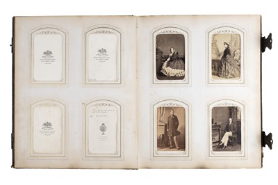 Lot 74 - CDV Album incl. Silvy, Mayall, Disderi