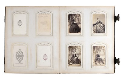 Lot 74 - CDV Album incl. Silvy, Mayall, Disderi