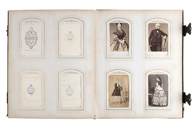 Lot 74 - CDV Album incl. Silvy, Mayall, Disderi